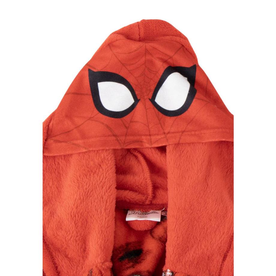 Disney Peignoir Enfant Spiderman en Polaire à Capuche  