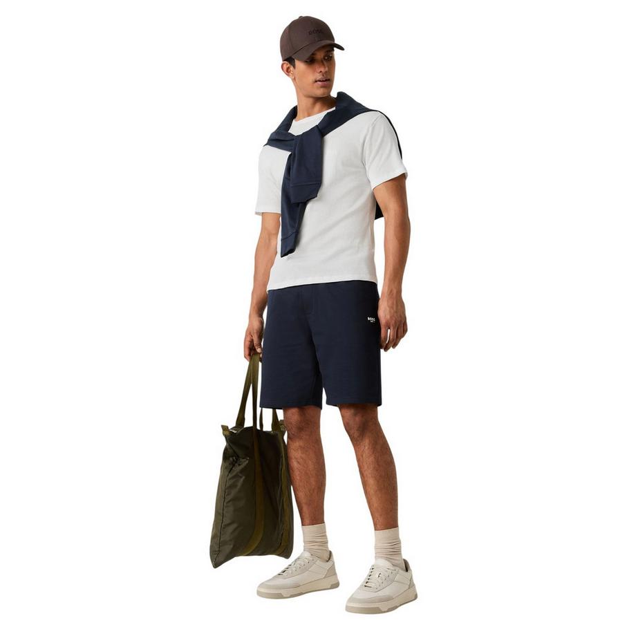 BOSS Pantaloncini Sportivi A Strisce In Pile  