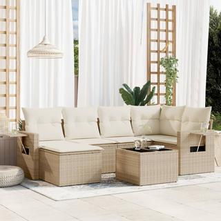 VidaXL set divano da giardino Polirattan  