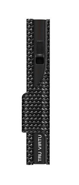 Tru Virtu CLICK & SLIDE Diagonal Carbon Wallet  