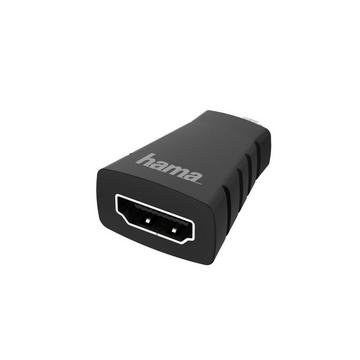Hama 00200348 Videokabel-Adapter HDMI Typ D (Mikrofon) HDMI Typ A (Standard) Schwarz