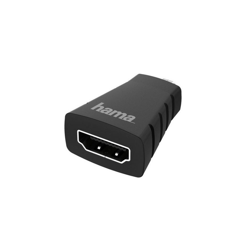 Hama 00200348 Videokabel-Adapter HDMI Typ D (Mikrofon) HDMI Typ A (Standard) Schwarz