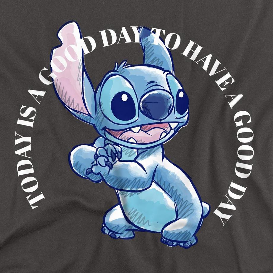 Lilo & Stitch Good Day T-Shirt Maniche Lunghe  