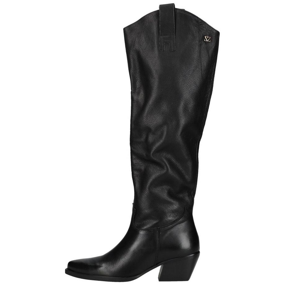 Lazamani Knielange Stiefel mit Blockabsatz  