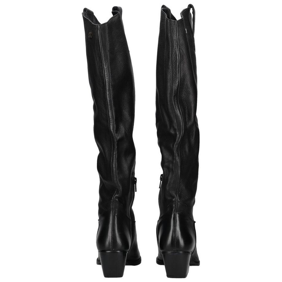 Lazamani Knielange Stiefel mit Blockabsatz  