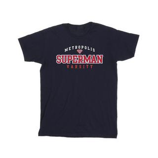 DC COMICS  Superman Metropolis Varsity TShirt 