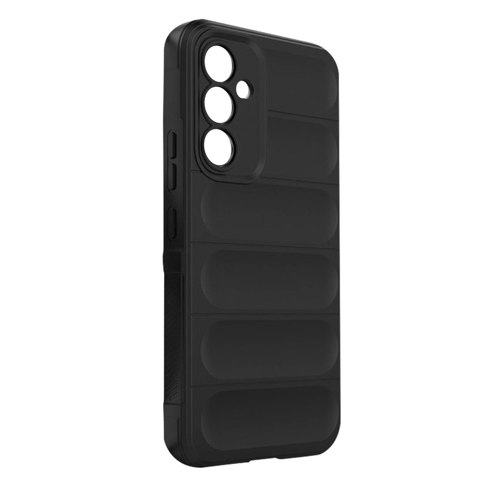 Avizar  Coque Galaxy A54 5G Silicone Souple Noir 