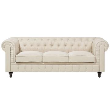 3 Sitzer Sofa aus Polyester Glamourös CHESTERFIELD