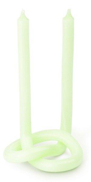Image of Knot Candles Knot Kerze Mint - ONE SIZE