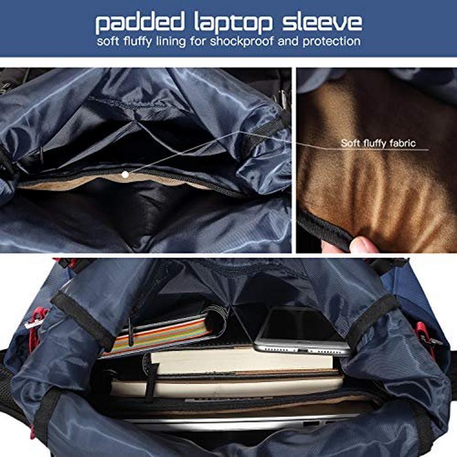 Only-bags.store Sac à Dos Ordinateur Portable Rolltop Étanche 15.6 Pouces  