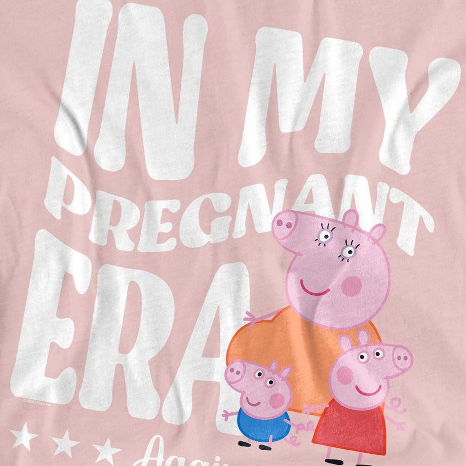 Peppa Pig Pregnant Era Again T-Shirt  