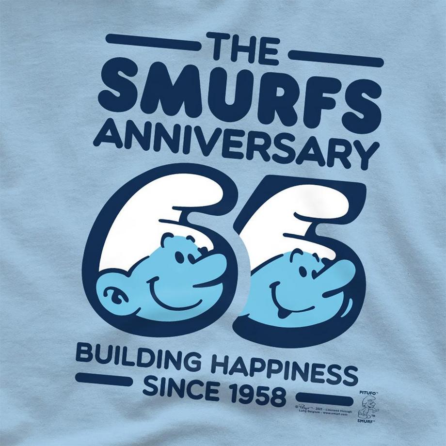 Puffi  Maglietta Anniversario 