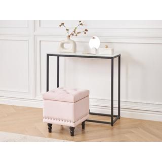 Beliani Pouf en Velluto Glamour LORETTO  