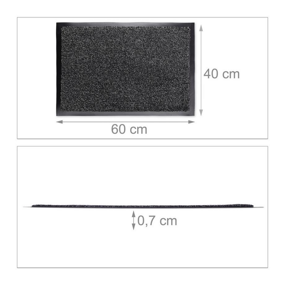B2X Tappetino raccogli-sporco grigio  