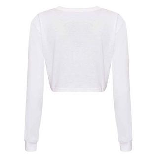 AWDis T-Shirt Manches Longues Court Chiné  