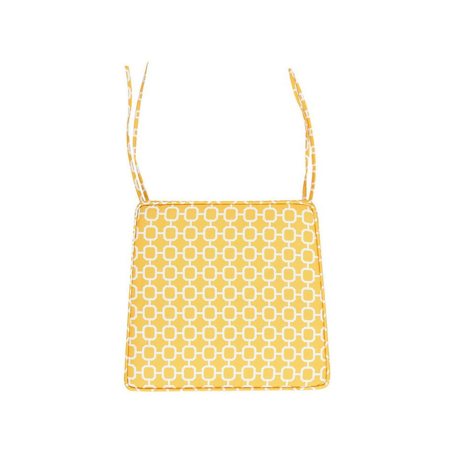 Beliani Lot de 2 coussins pour chaises de jardin en Polyester Boho TERNI  