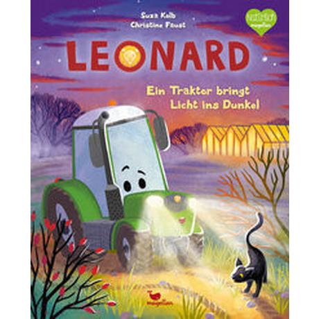 Leonard - Ein Traktor bringt Licht ins Dunkel Kolb, Suza; Faust, Christine (Illustrationen) Copertina rigida 