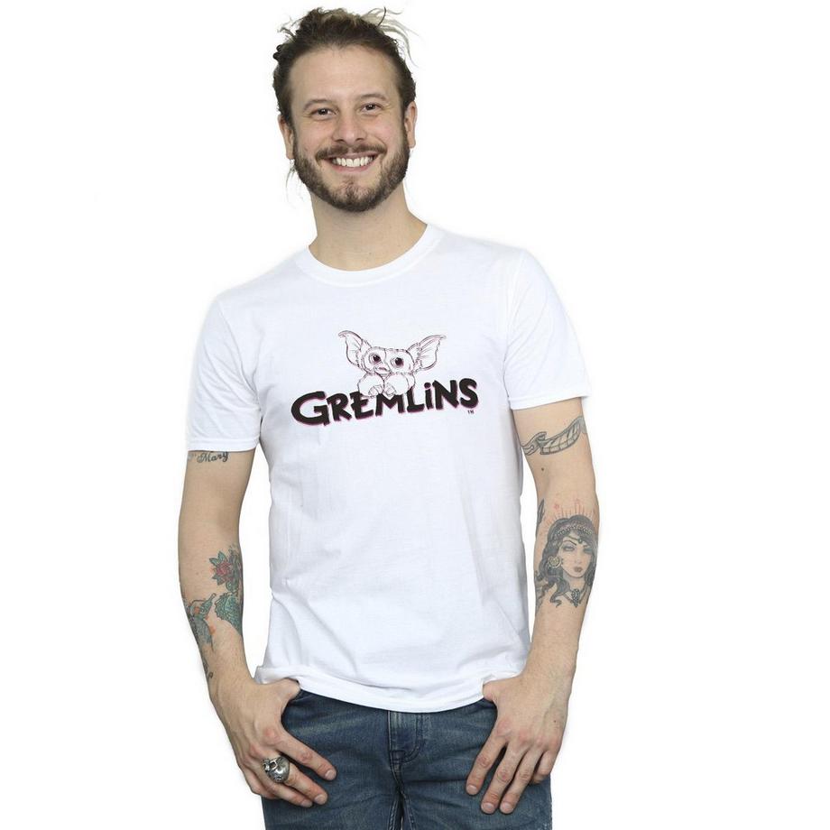 Warner Bros T-Shirt Stampa Grafica Gremlins  