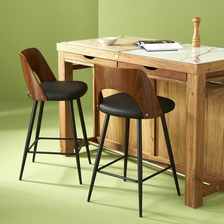 Calicosy Barstuhl ausem Vinyl- AUSTIN  