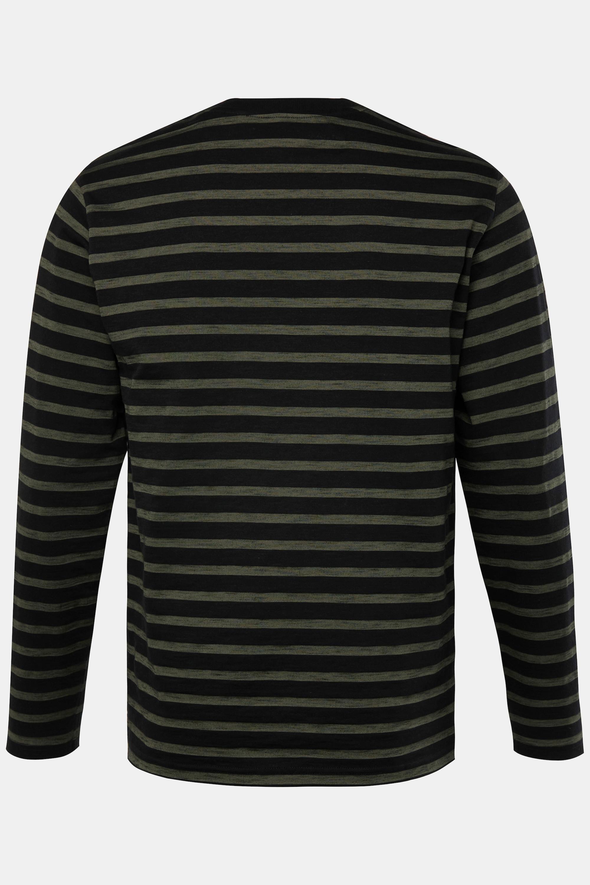 JP1880 AWARE T-shirt Manches Longues Rayures Coton Bio  