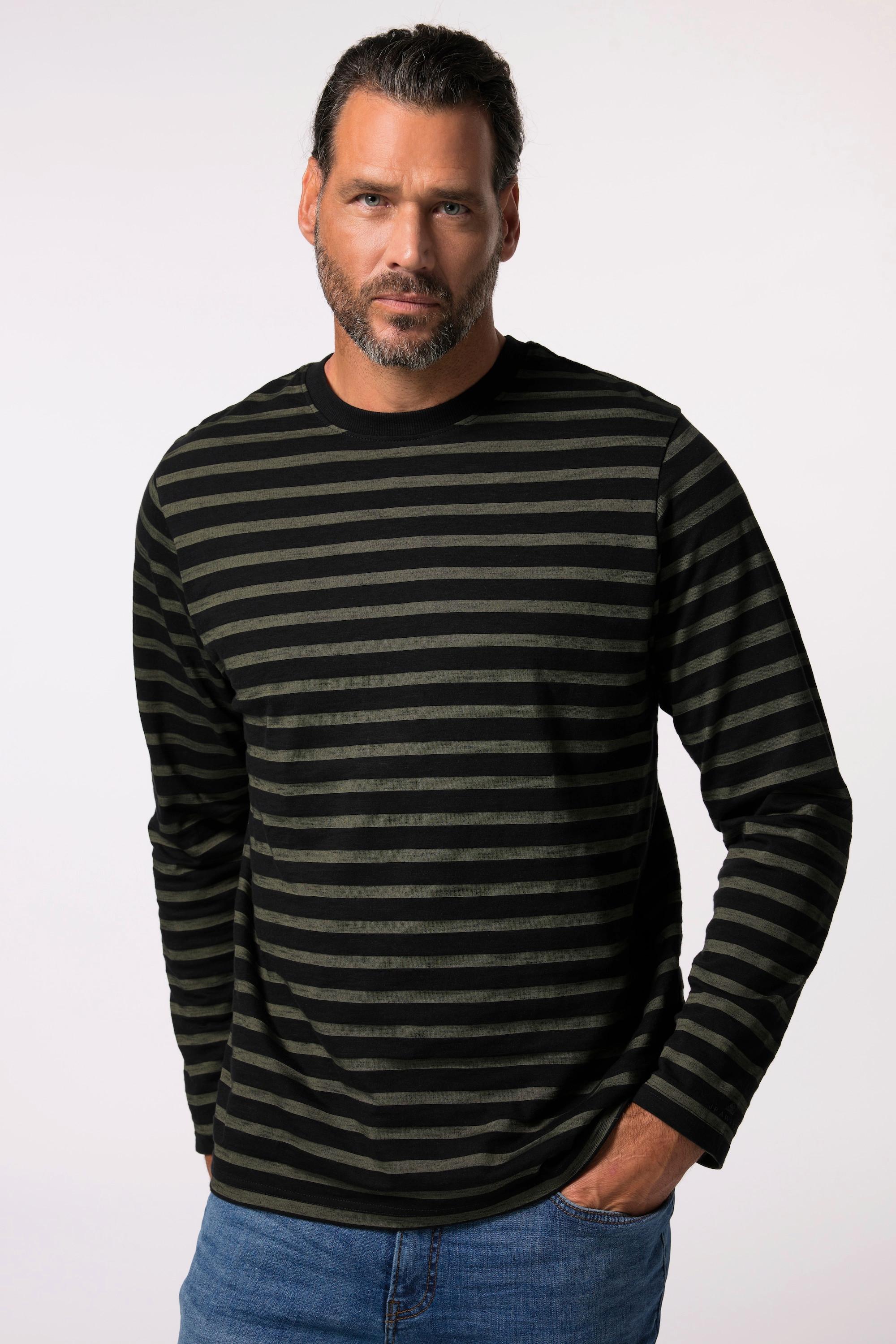 JP1880 AWARE T-shirt Manches Longues Rayures Coton Bio  