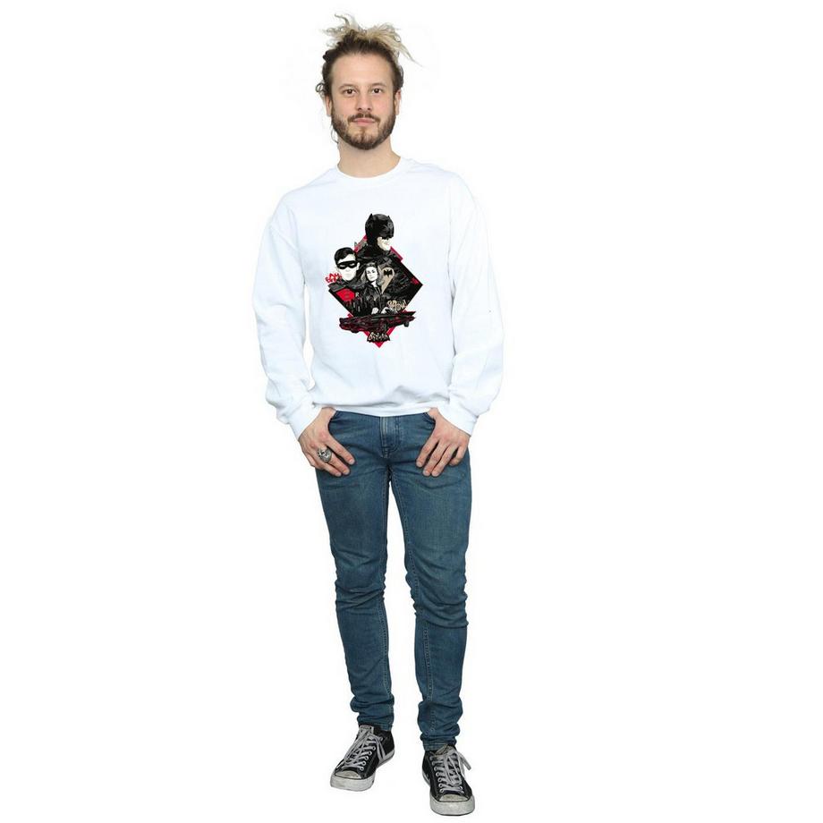 DC COMICS Batman Retro Diamond Sweatshirt  