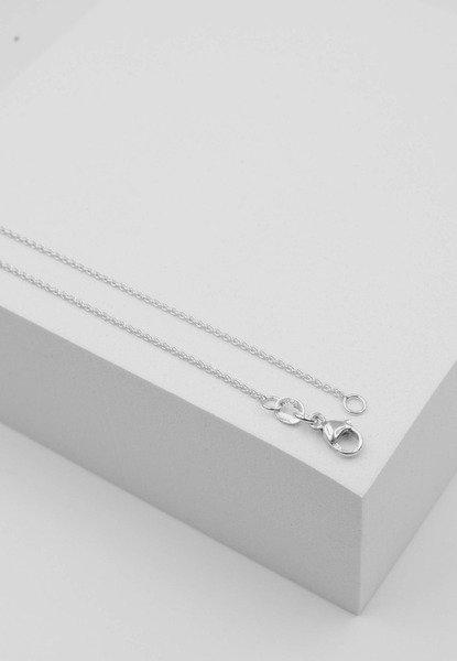 MUAU Schmuck  Fusskette Rundanker Weissgold 750, 24cm, 1.3mm 