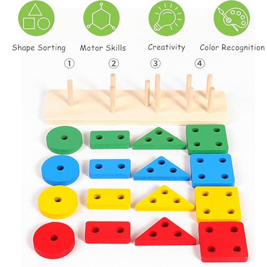Activity-board  Jeu de société,Jeu de tri en bois 