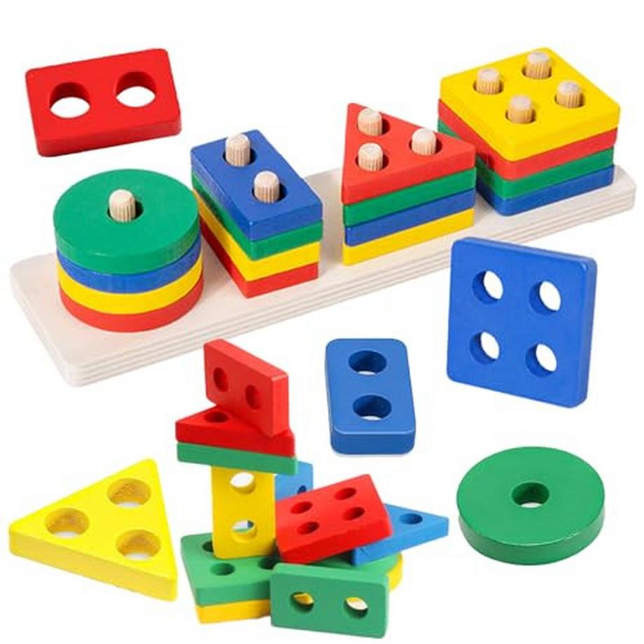 Brettspiel,Sortierspiel aus Holz