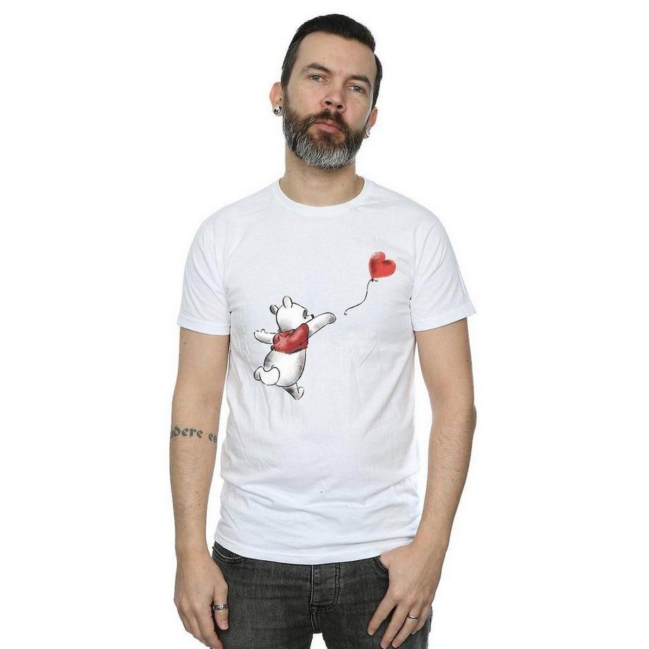 Winnie the Pooh T-Shirt Imprimé Ballon Cœur  