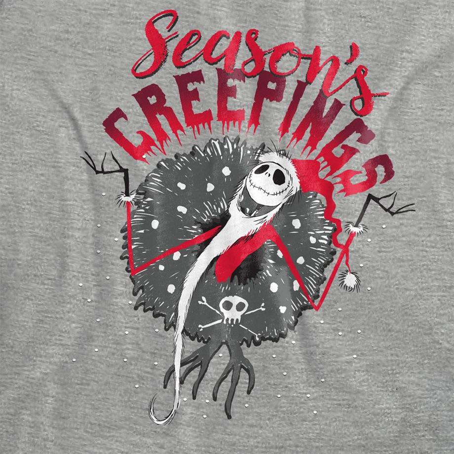 The Nightmare Before Christmas  Holiday Chills T-Shirt, Meliert 