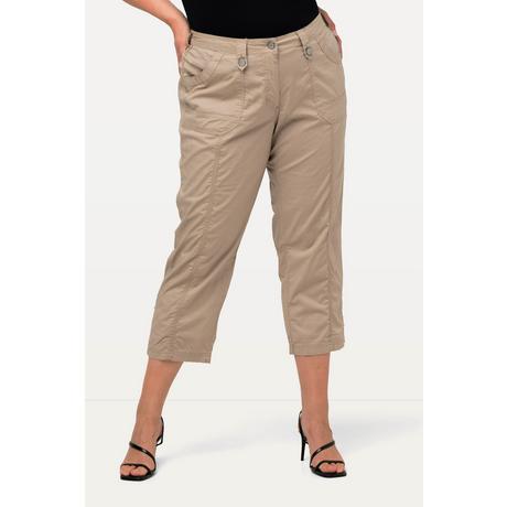 Ulla Popken Pantalon cargo 7/8 avec attaches Taille confortable  