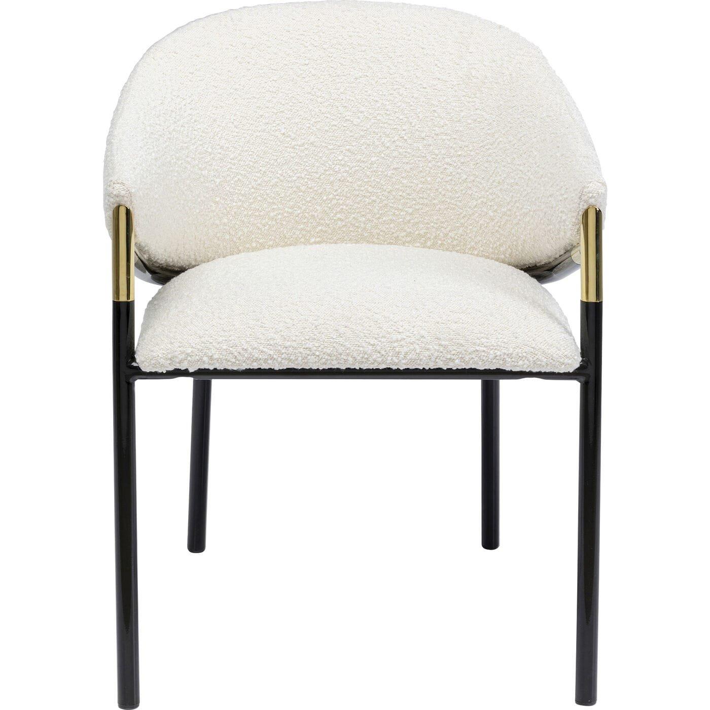 KARE Design Fauteuil Boulevard blanc  