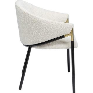 KARE Design Fauteuil Boulevard blanc  