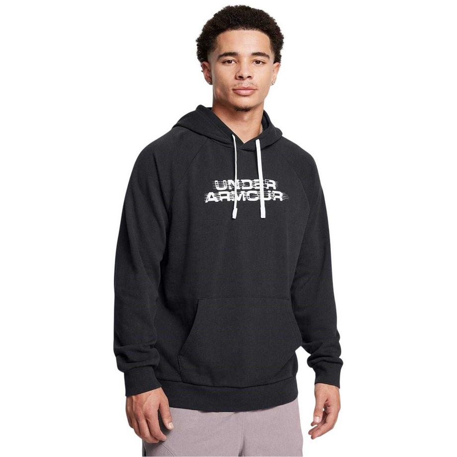 UNDER ARMOUR Felpa con cappuccio Rival con coulisse e maniche raglan  