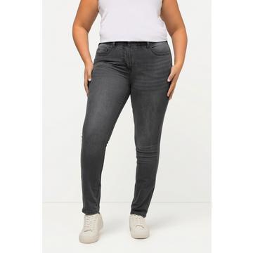 Jean modèle Sarah. Coupe skinny 5 poches et taille haute