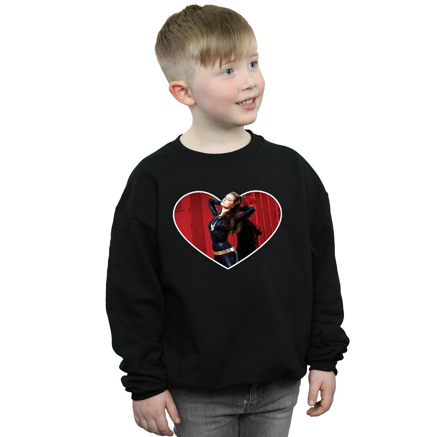 DC COMICS  Batman TV Series Catwoman Heart Sweatshirt 