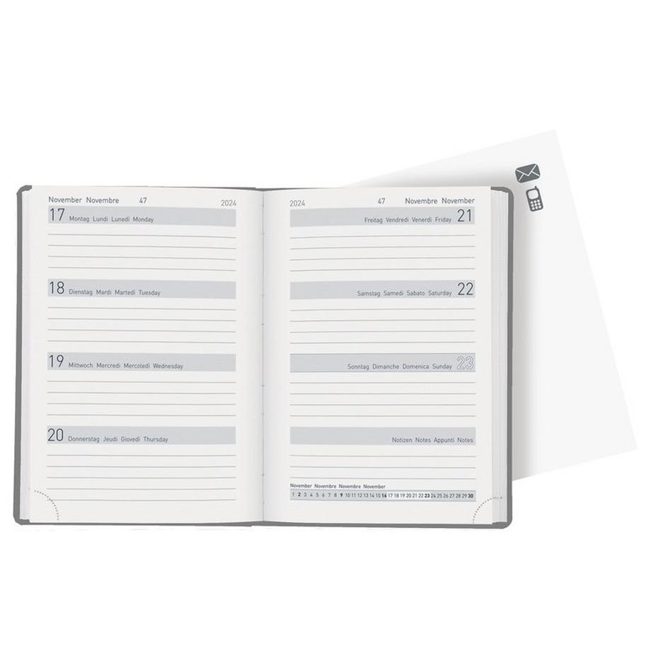 Biella  Taschenagenda Memento Trend, Flower 