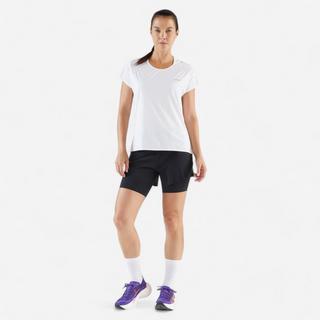 KIPRUN  T-shirt de course femme léger polyester 