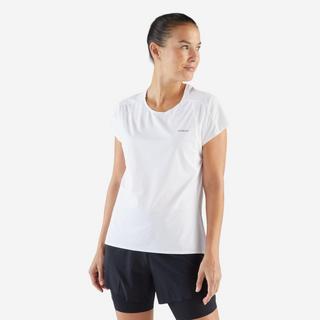 KIPRUN  T-shirt de course femme léger polyester 