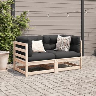 VidaXL set divano da giardino Pine Wood  