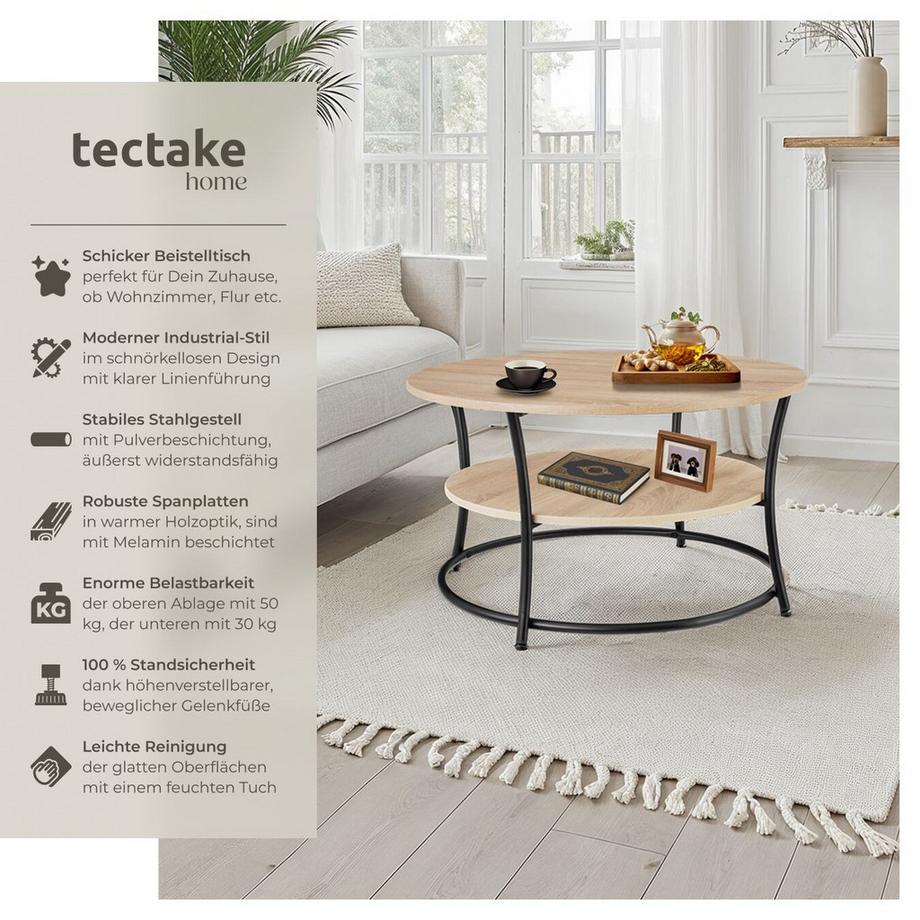 Tectake Couchtisch Cromford  