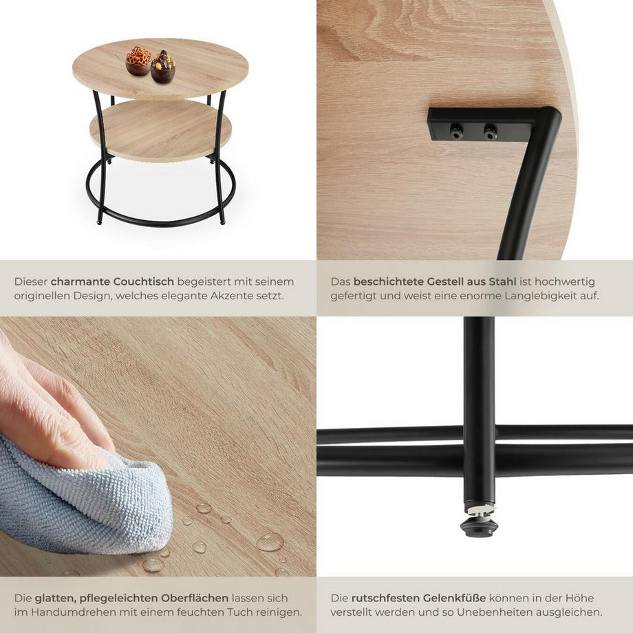 Tectake Couchtisch Cromford  