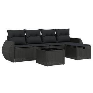 VidaXL set divano da giardino Polirattan  