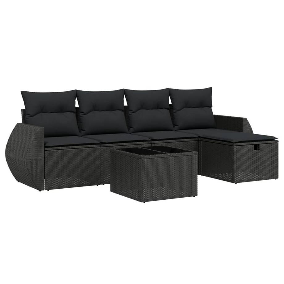 Ensemble de canapés de jardin rotin synthétique