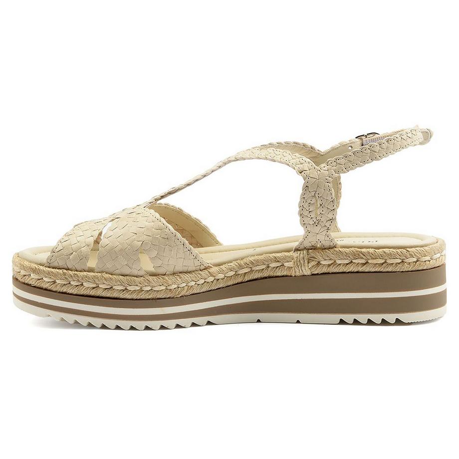 pons quintana Sandales plates tressées  