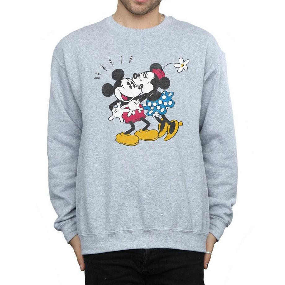 Disney Mickey e Minnie Kissing Sweatshirt  