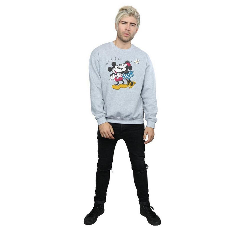 Disney Mickey e Minnie Kissing Sweatshirt  