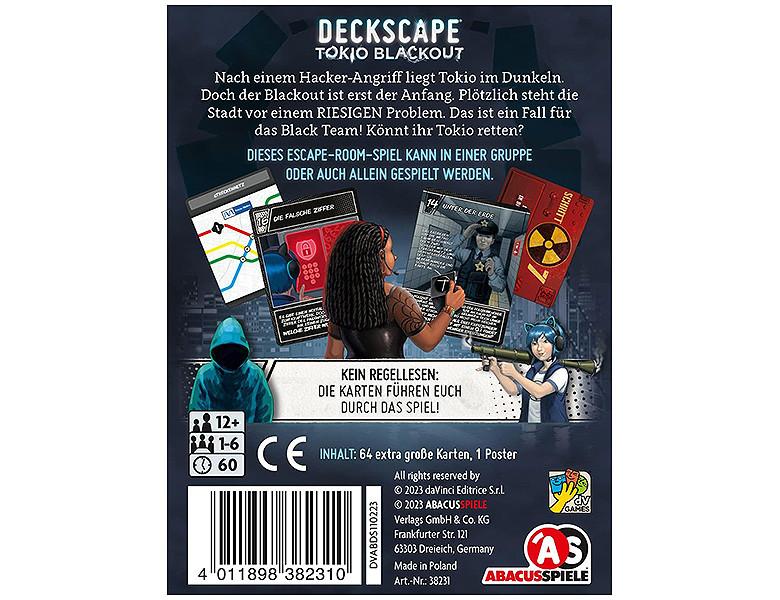 Abacus  Spiele Deckscape - Tokio Blackout 