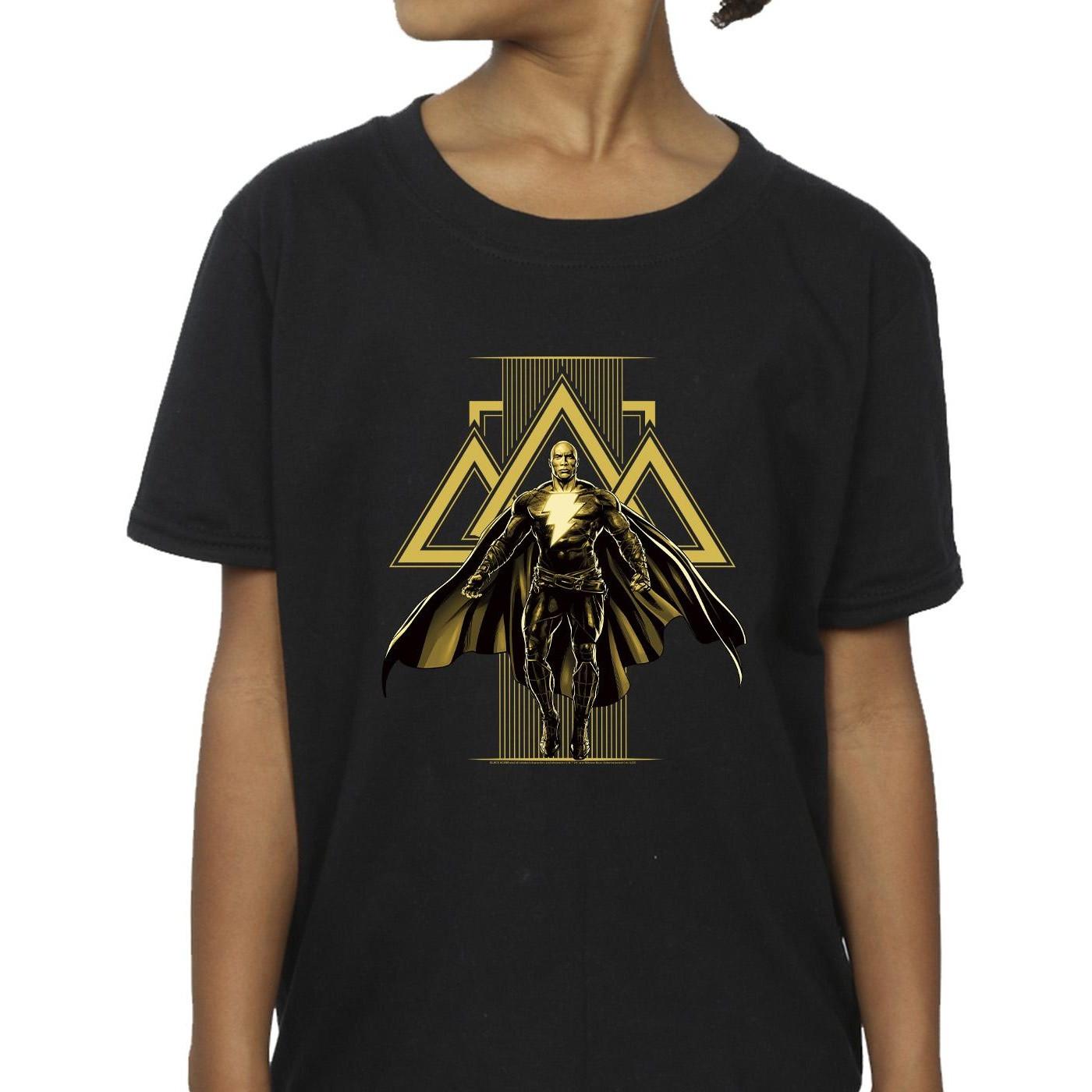 DC COMICS  Black Adam Rising Golden Symbols TShirt 